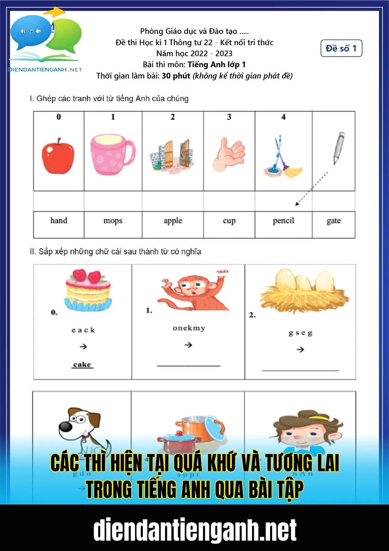 các thì hiện tại quá khứ và tương lai trong tiếng anh qua bài tập