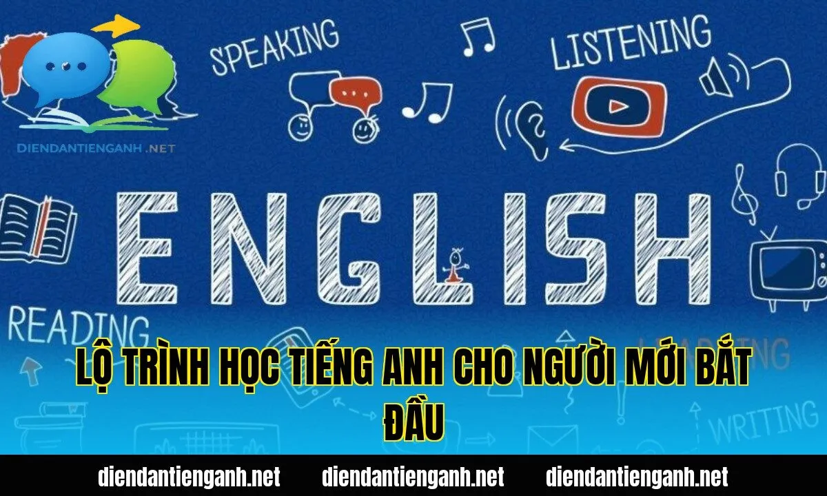 lộ trình học tiếng anh cho người mới bắt đầu