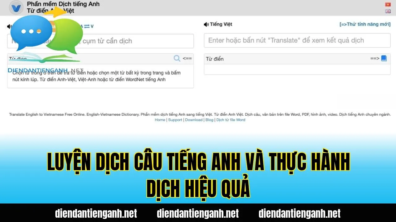 Luyện dịch câu tiếng Anh và thực hành dịch hiệu quả