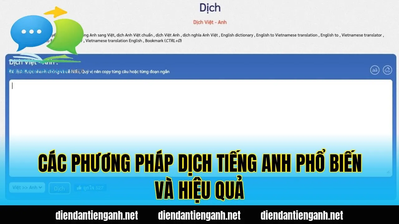 Các phương pháp dịch tiếng Anh phổ biến và hiệu quả