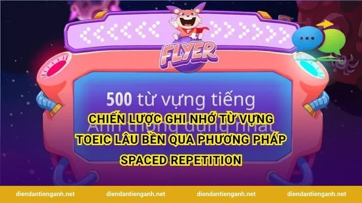 Chiến lược ghi nhớ từ vựng TOEIC lâu bền qua phương pháp Spaced Repetition